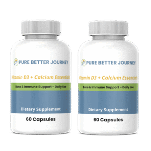 Vitamin D3 + Calcium Essentials - 2 x 60 Capsules (Value Pack)